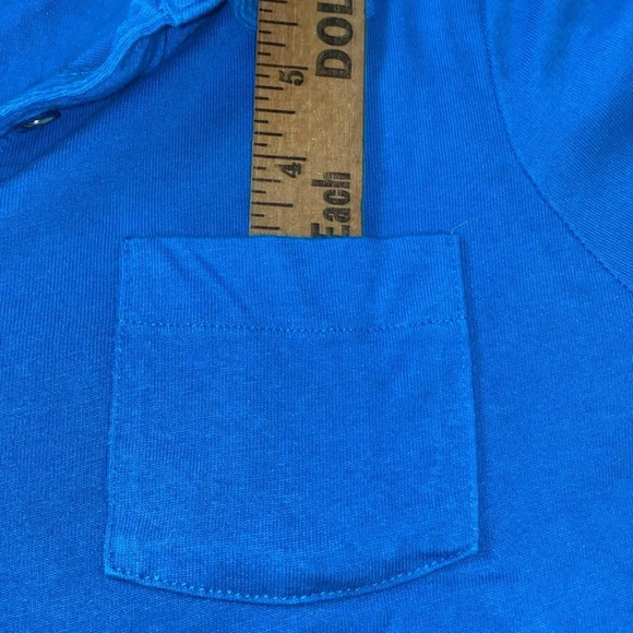 KAREN SCOTT cotton 3/4 button tab sleeves chest pockets collar size XL - Picture 10 of 11